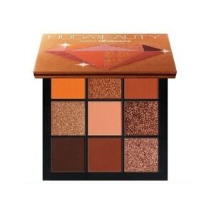HUDA Beauty Topaz Obsessions Eyeshadow Palette NIB Warm Neutral 9 Pan